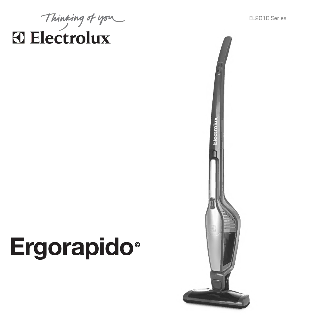 Electrolux EL2010A manual EL2010 Series 