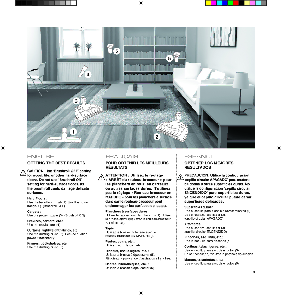 Electrolux EL4060A manual Getting the Best Results, Pour Obtenir LES Meilleurs Résultats, Obtener LOS Mejores Resultados 