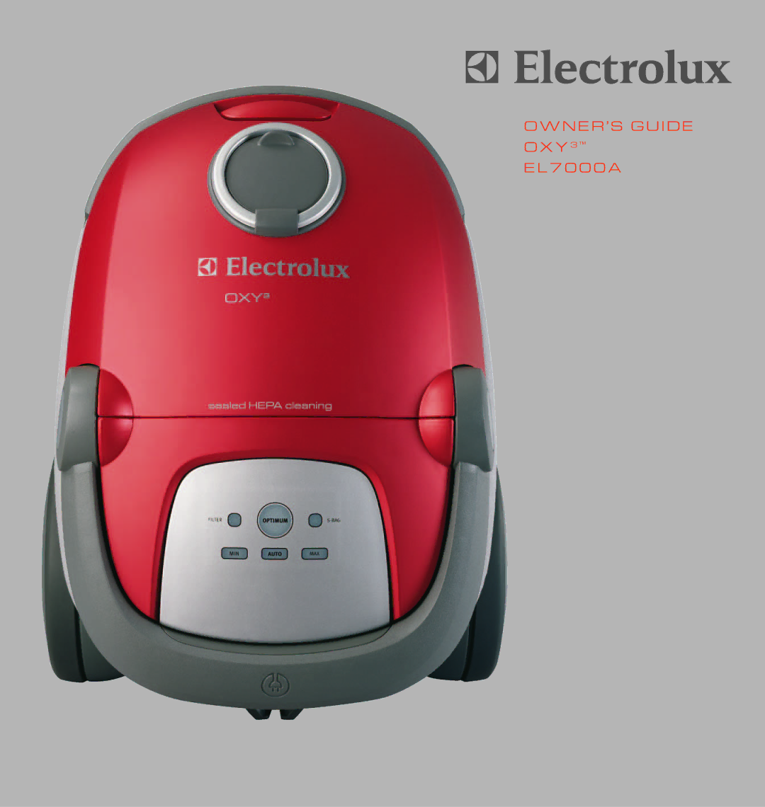 Electrolux EL7000A manual N E R ’ S G U I D E 7 0 0 0 a 