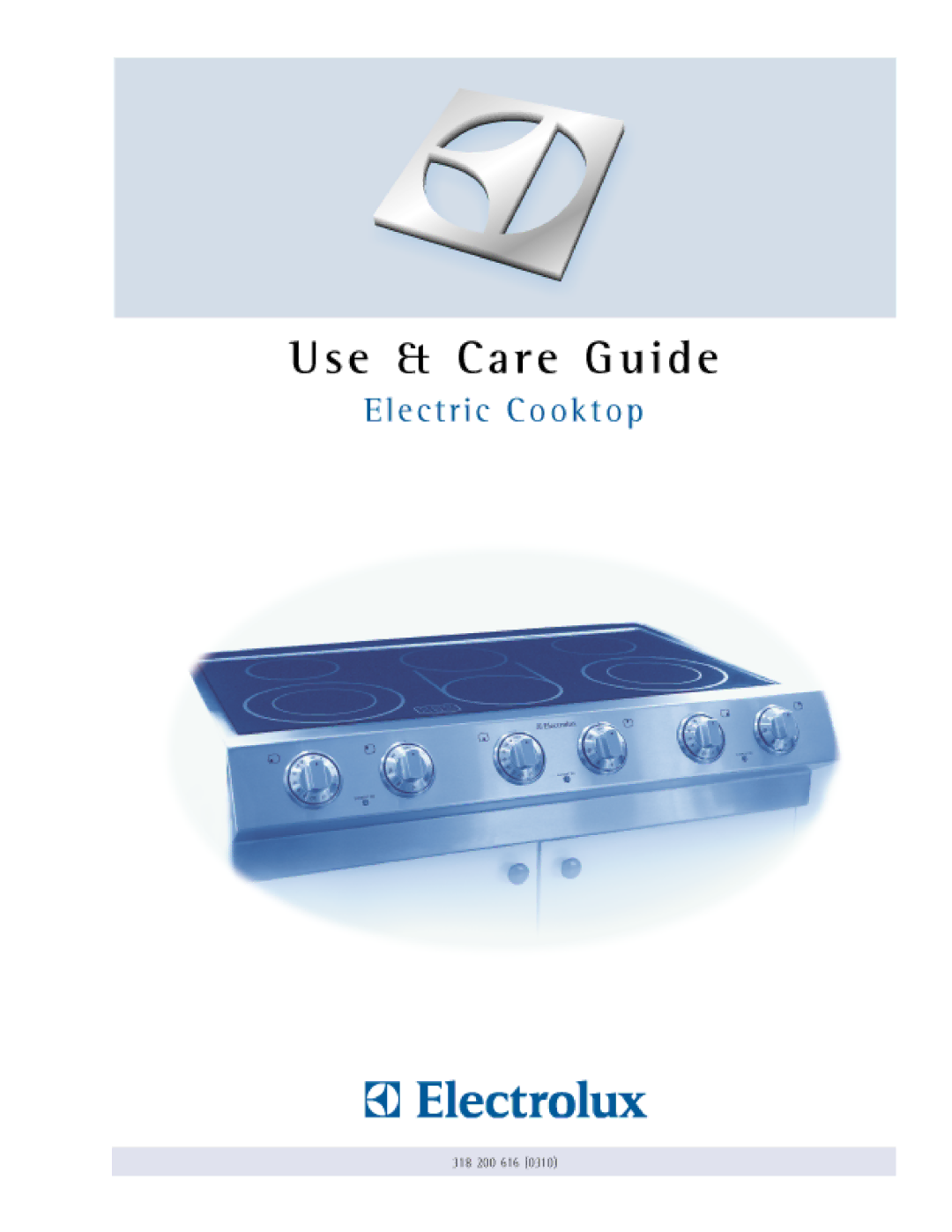 Electrolux Electric Cooktop manual 