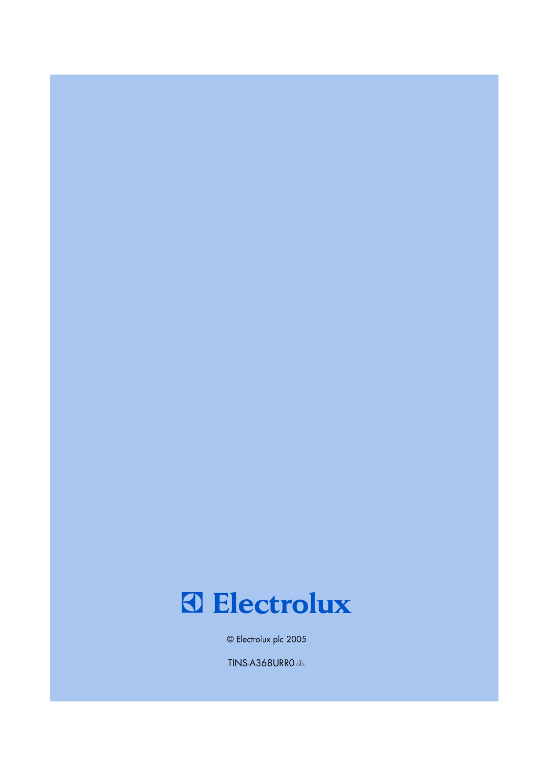 Electrolux EMS2685 manual TINS-A368URR0, Electrolux plc 