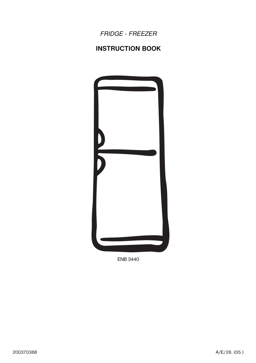 Electrolux ENB 3440 manual Instruction Book 