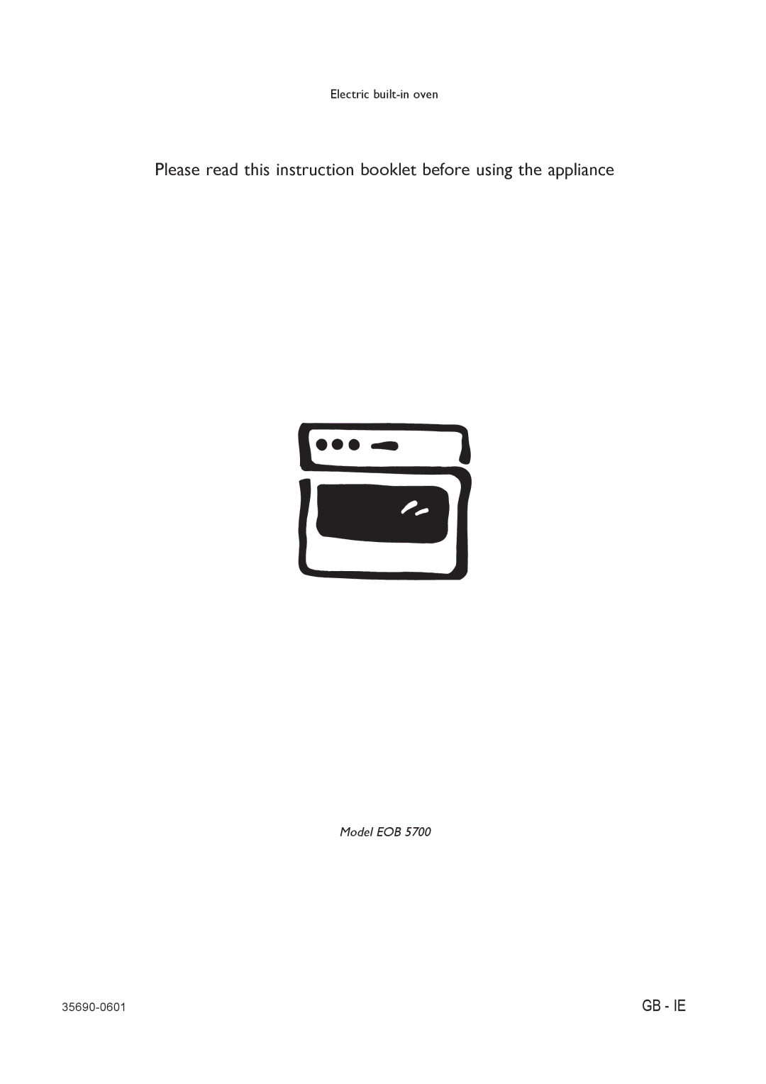 Electrolux EOB 5700 manual Gb Ie 