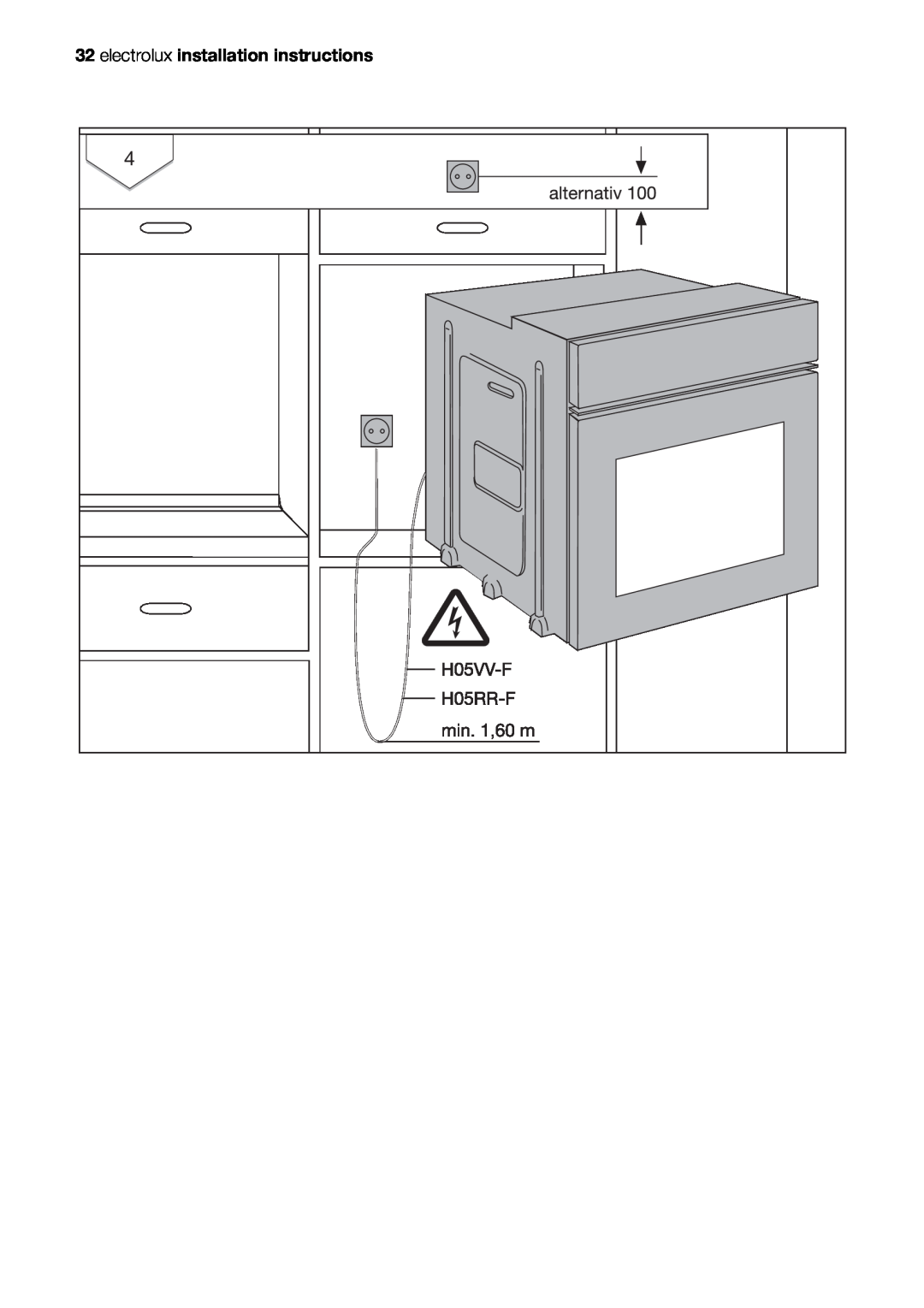 Electrolux EOB20001 user manual electrolux installation instructions 