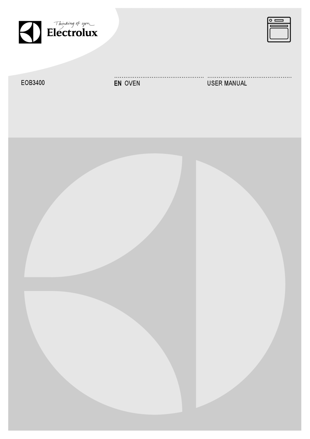 Electrolux EOB3400 user manual EN Oven 