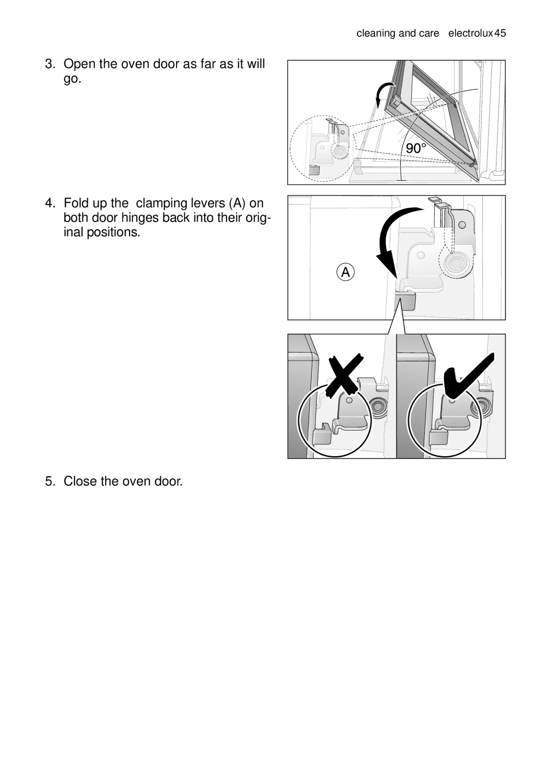 Electrolux EOB53000 user manual Cleaning and care electrolux 