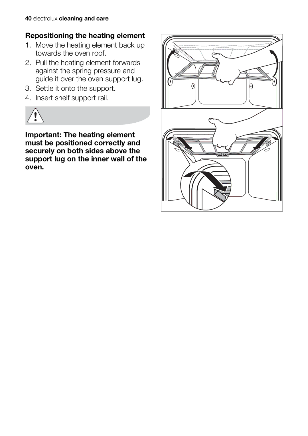 Electrolux EOB63000 user manual Electrolux cleaning and care 