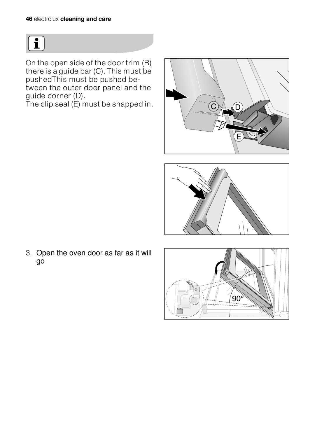 Electrolux EOB63000 user manual Electrolux cleaning and care 