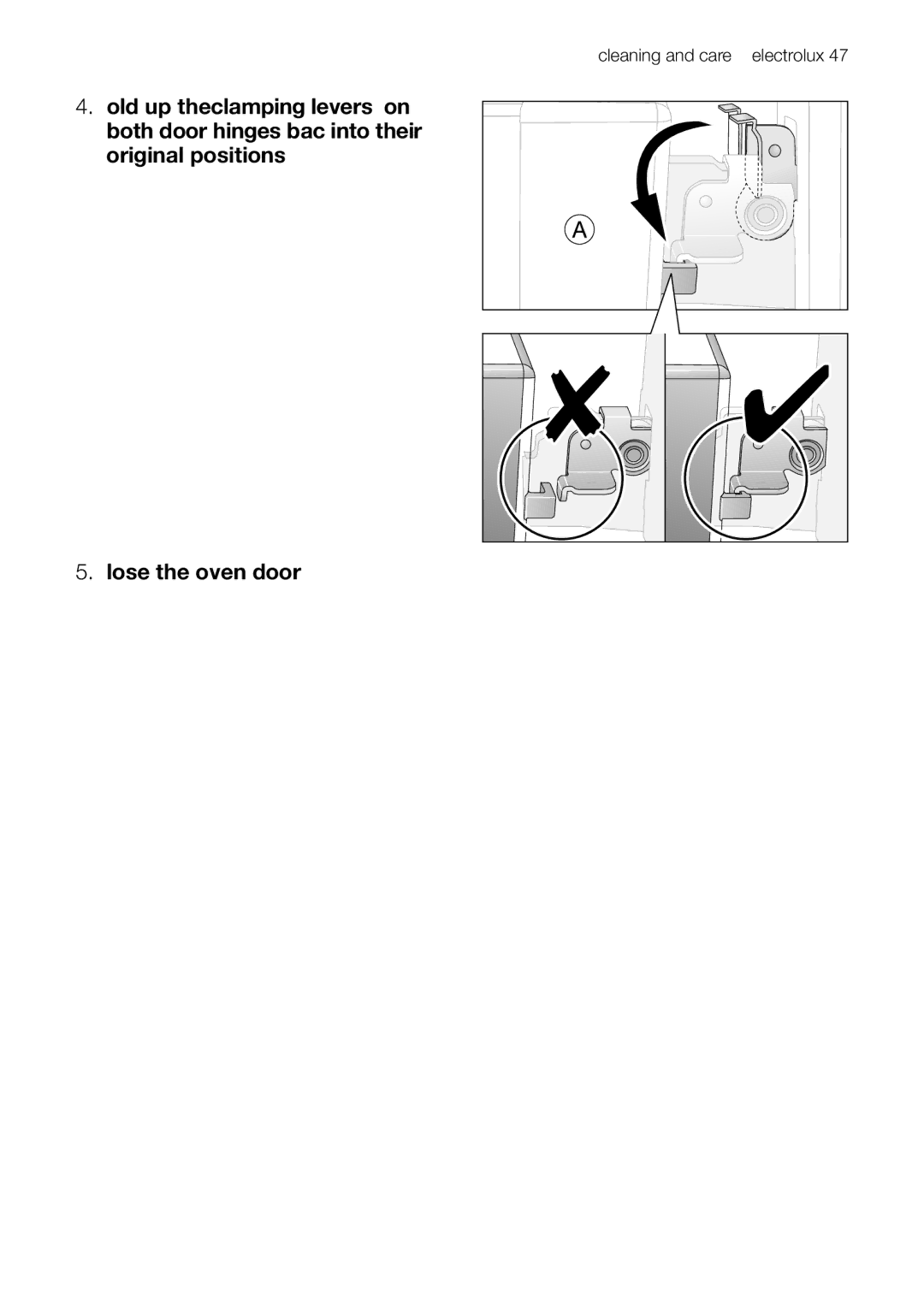 Electrolux EOB63000 user manual Cleaning and care electrolux 