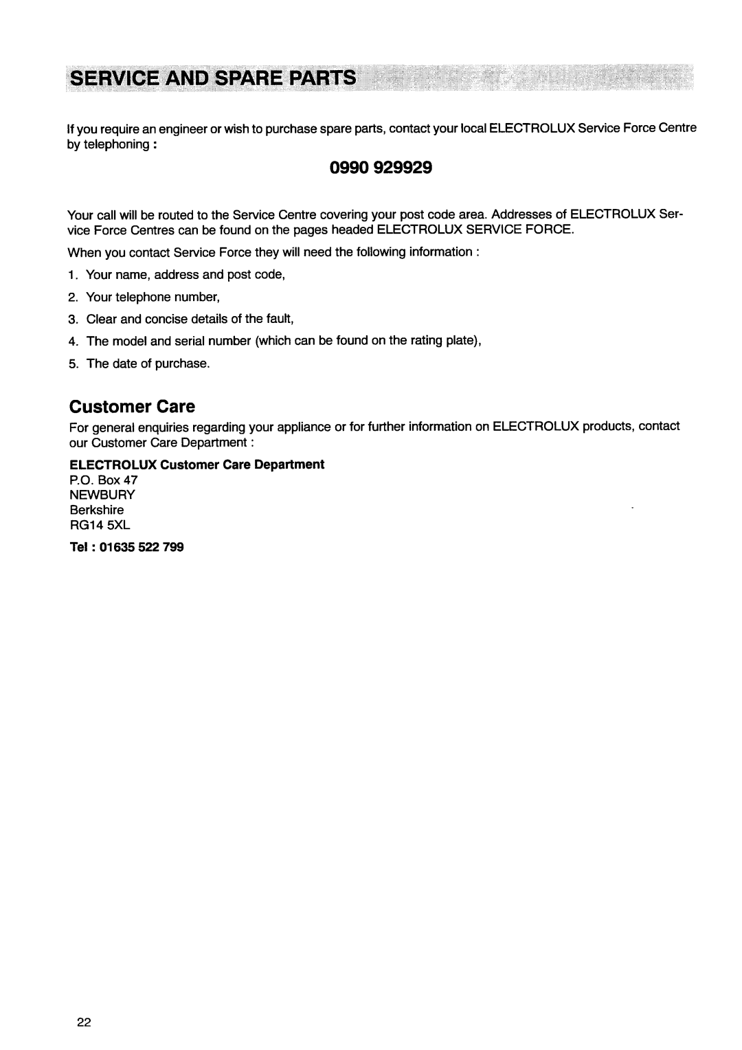 Electrolux EOB846 manual 