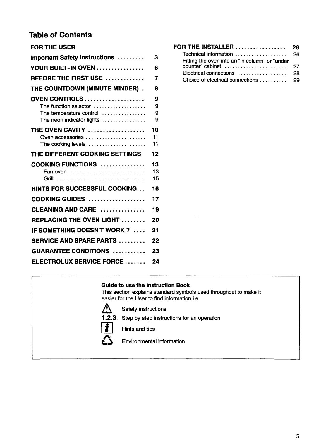 Electrolux EOB846 manual 