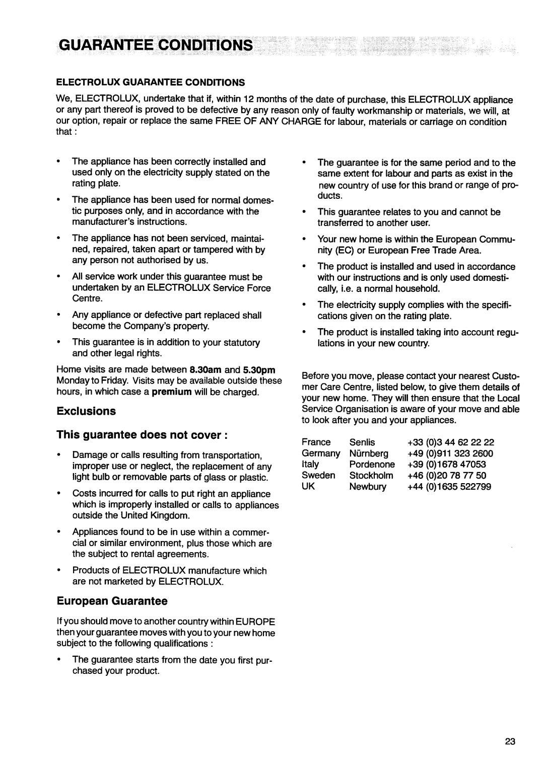 Electrolux EOB944 manual 