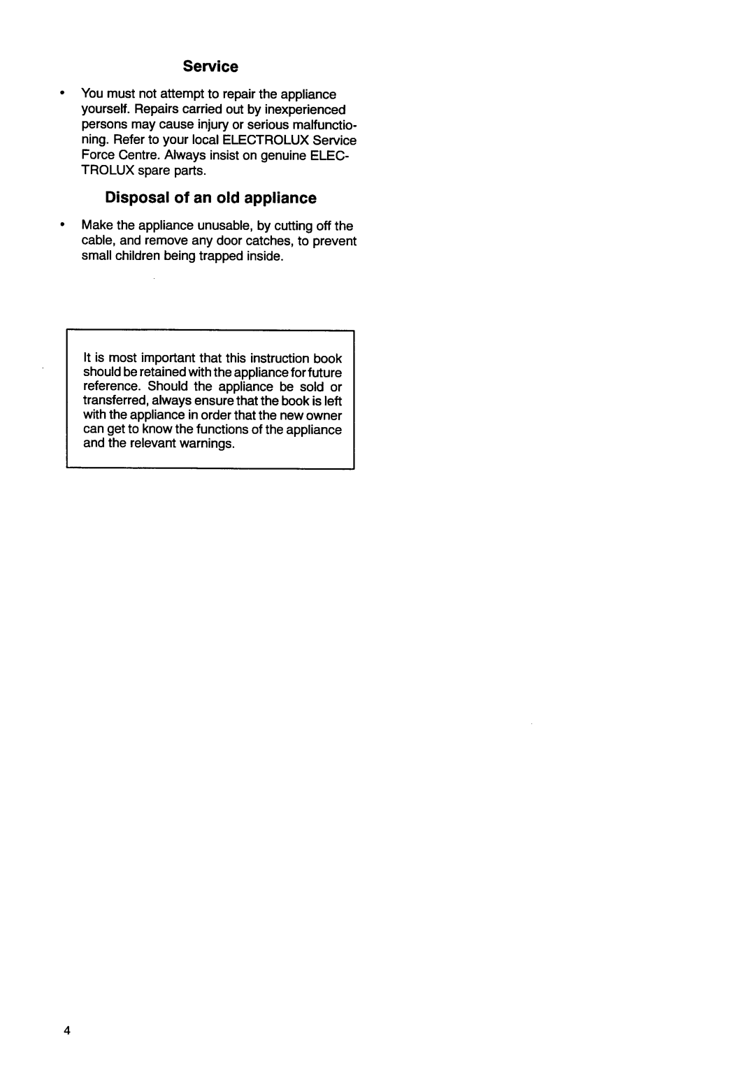 Electrolux EOB944 manual 