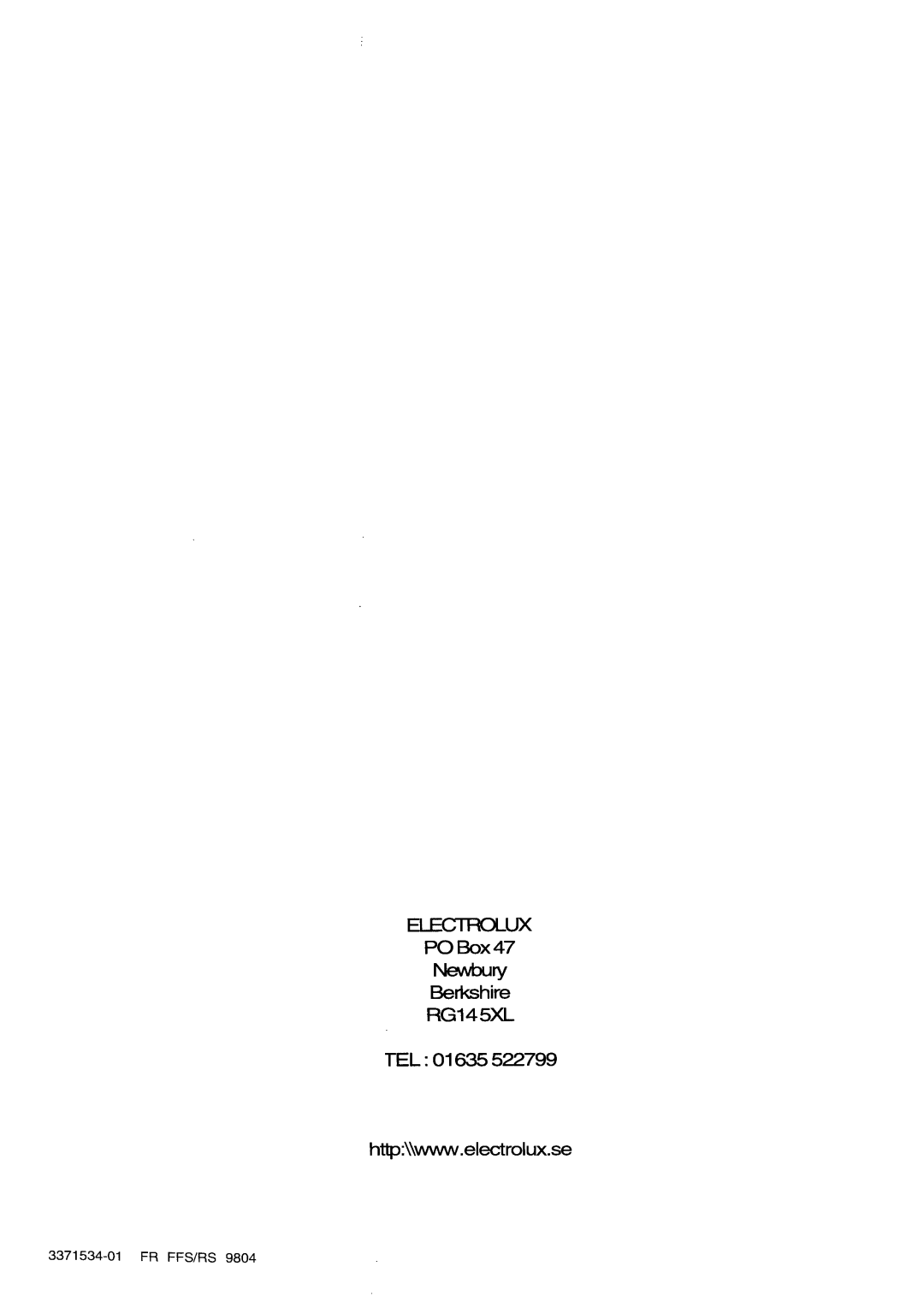 Electrolux EOB975 manual 