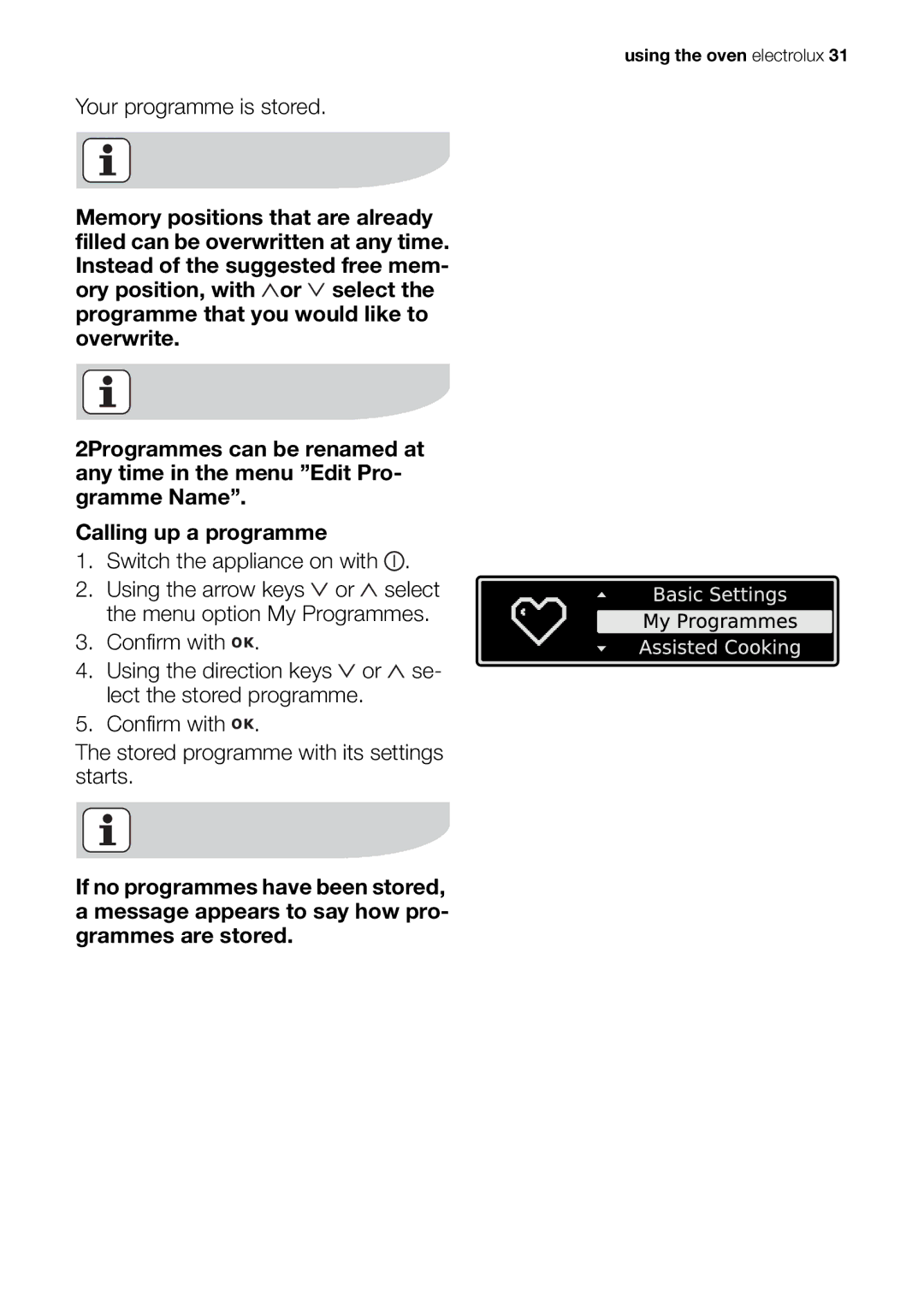 Electrolux EOB98000 user manual Using the oven electrolux 