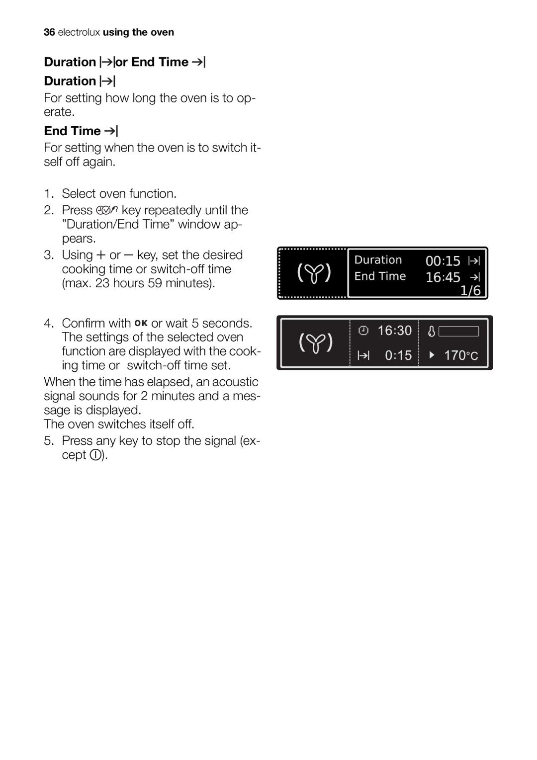 Electrolux EOB98000 user manual Electrolux using the oven 