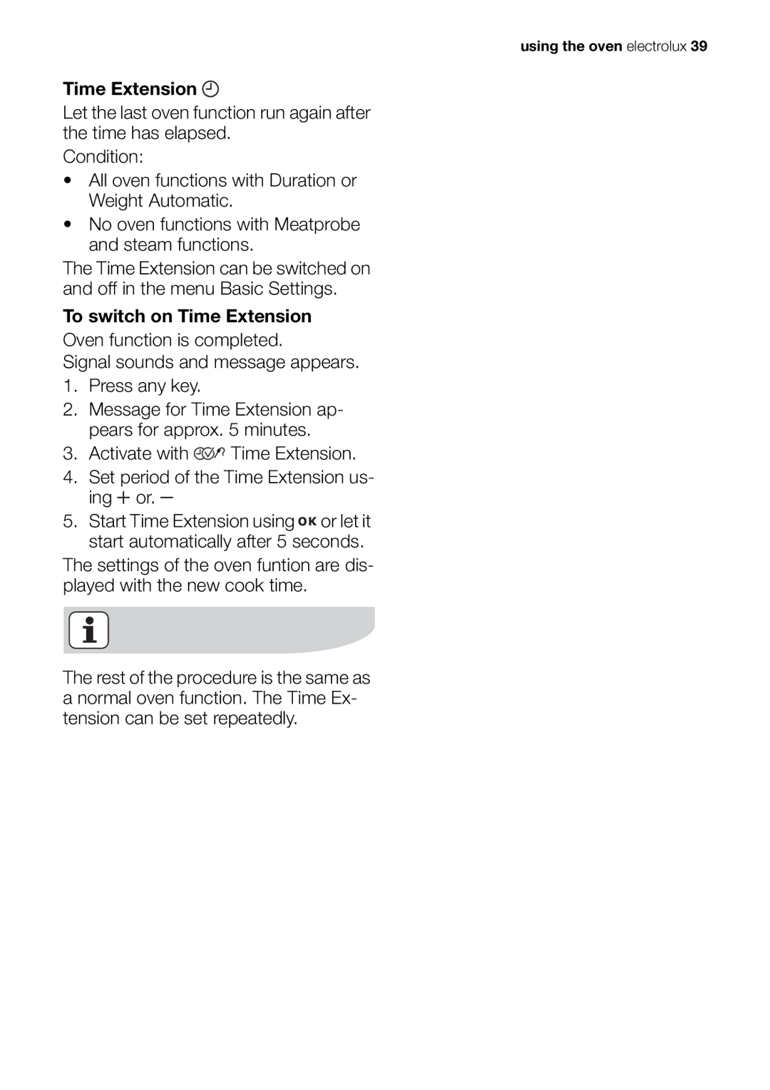 Electrolux EOB98000 user manual Using the oven electrolux 