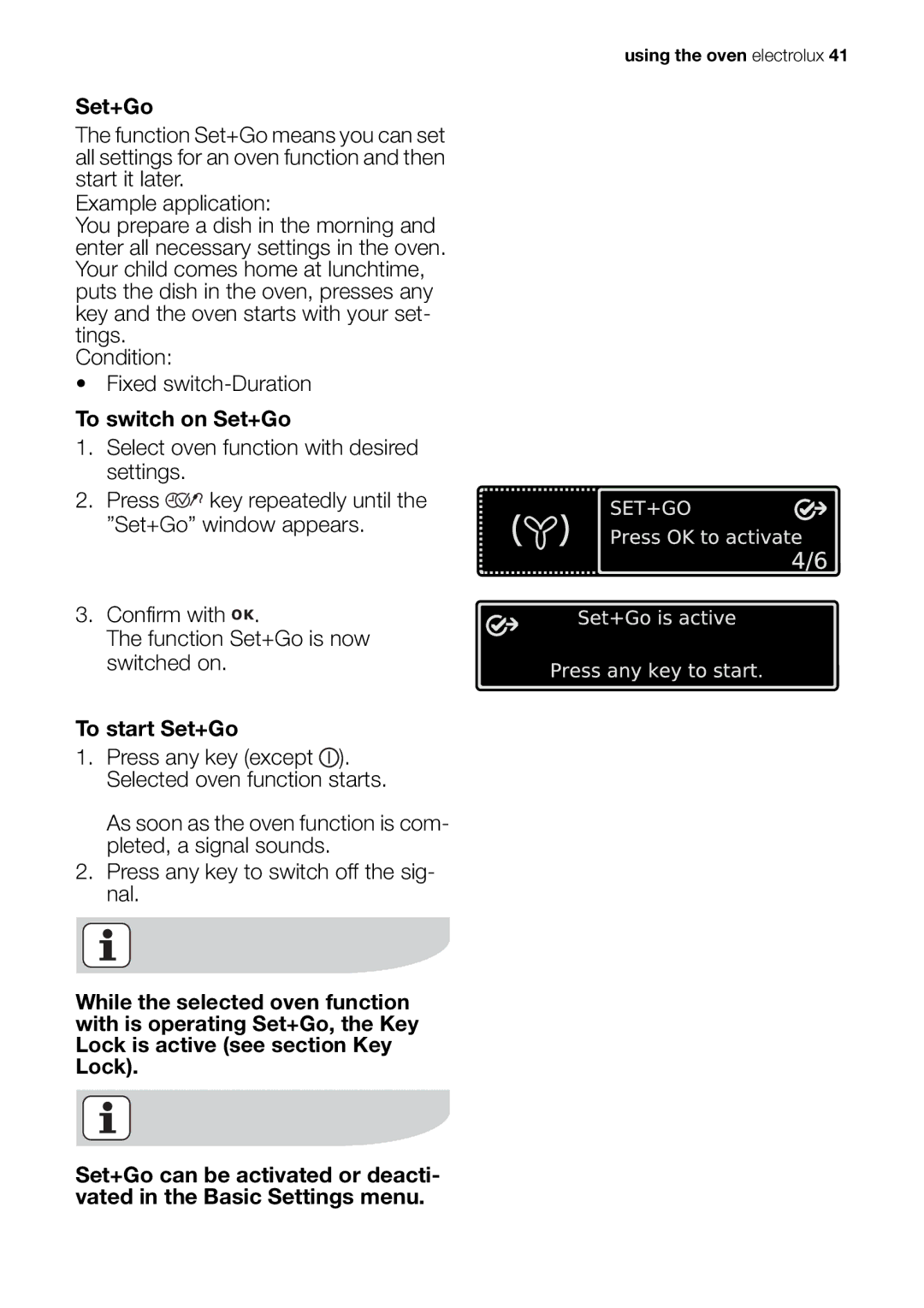 Electrolux EOB98000 user manual Using the oven electrolux 