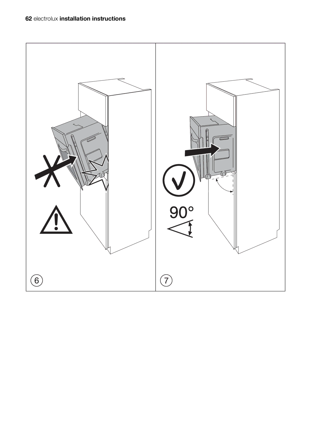 Electrolux EOB98000 user manual Electrolux installation instructions 