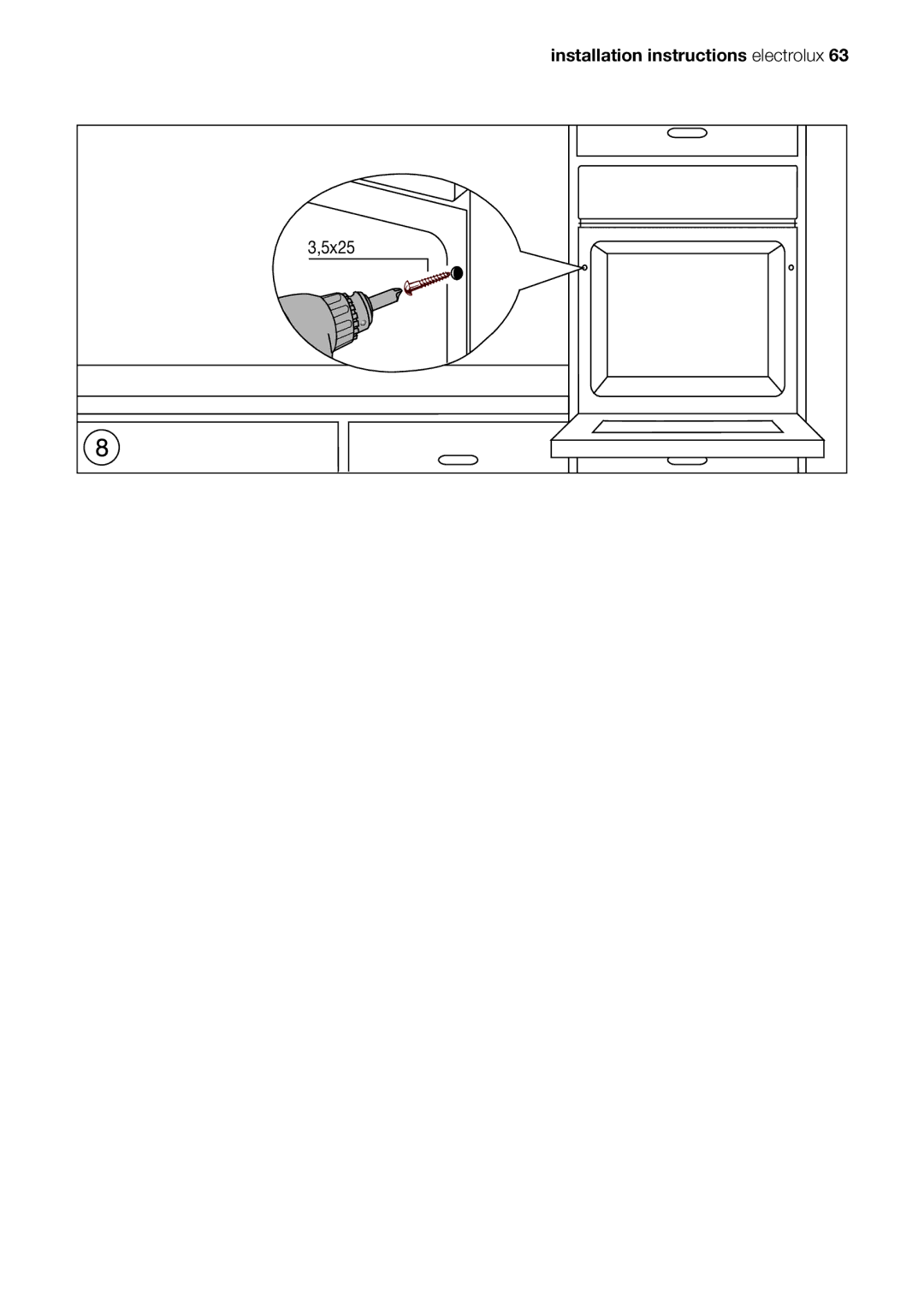 Electrolux EOB98000 user manual 5x25 