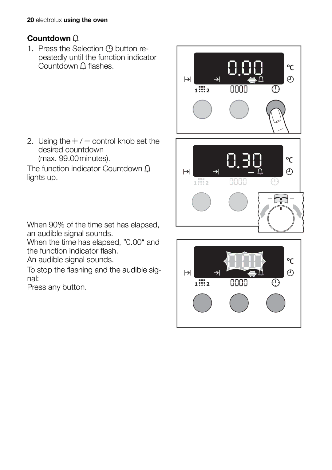 Electrolux EOC65101 user manual Electrolux using the oven 