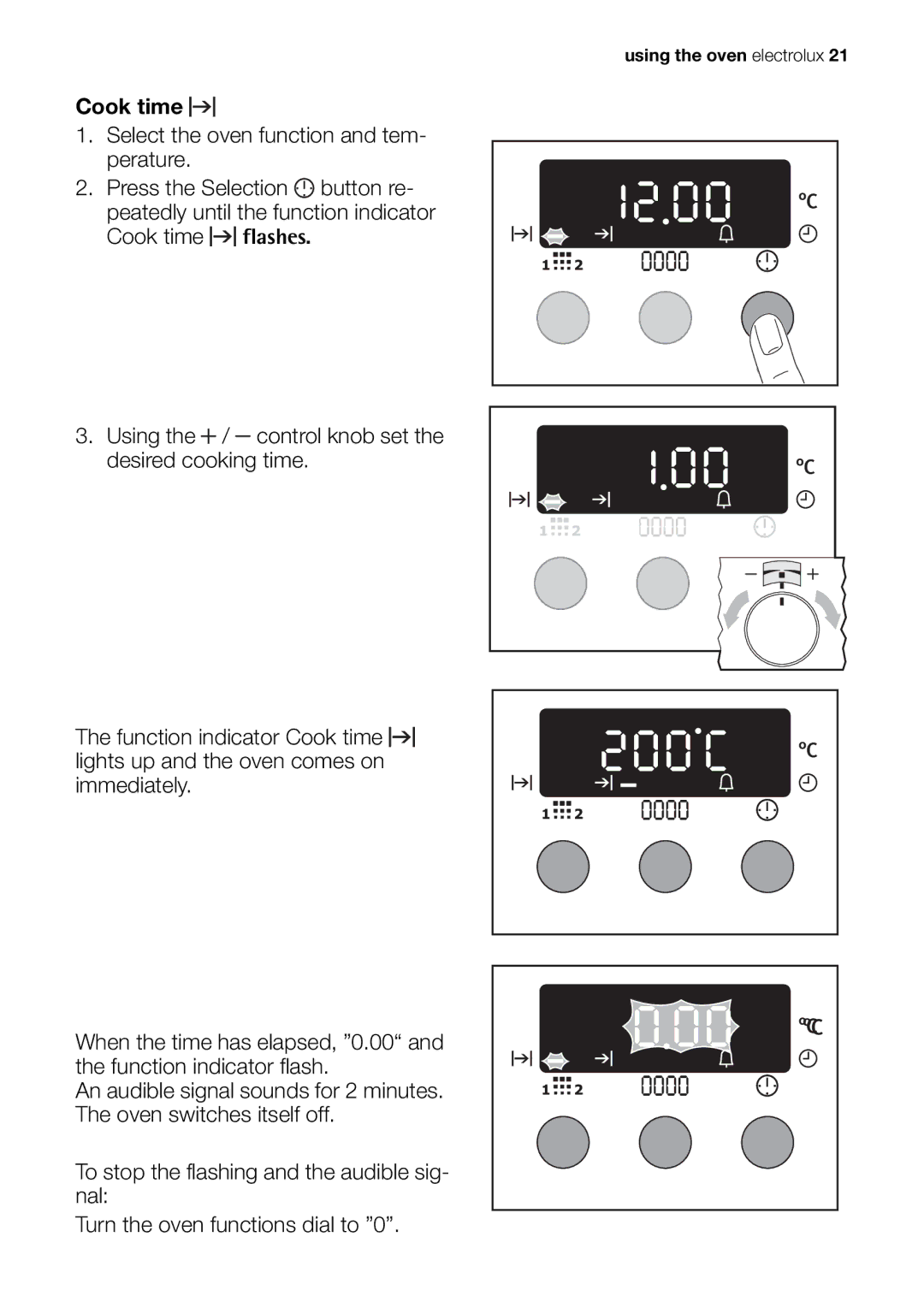 Electrolux EOC65101 user manual Using the oven electrolux 