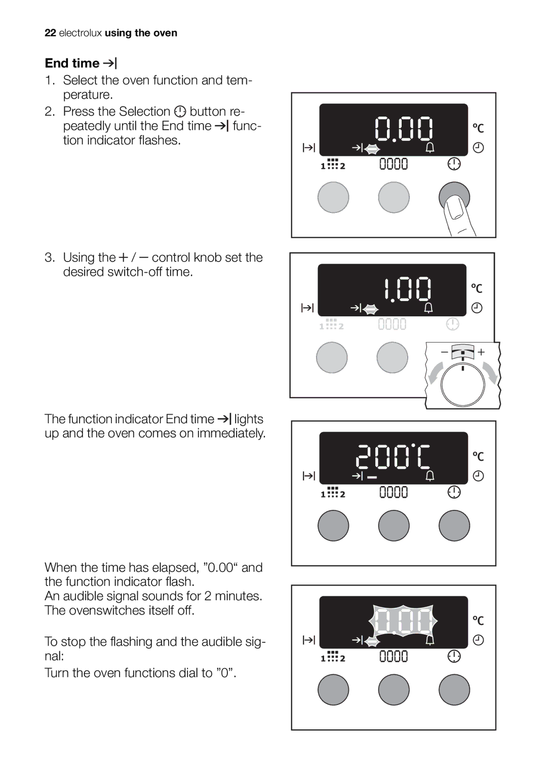 Electrolux EOC65101 user manual Electrolux using the oven 