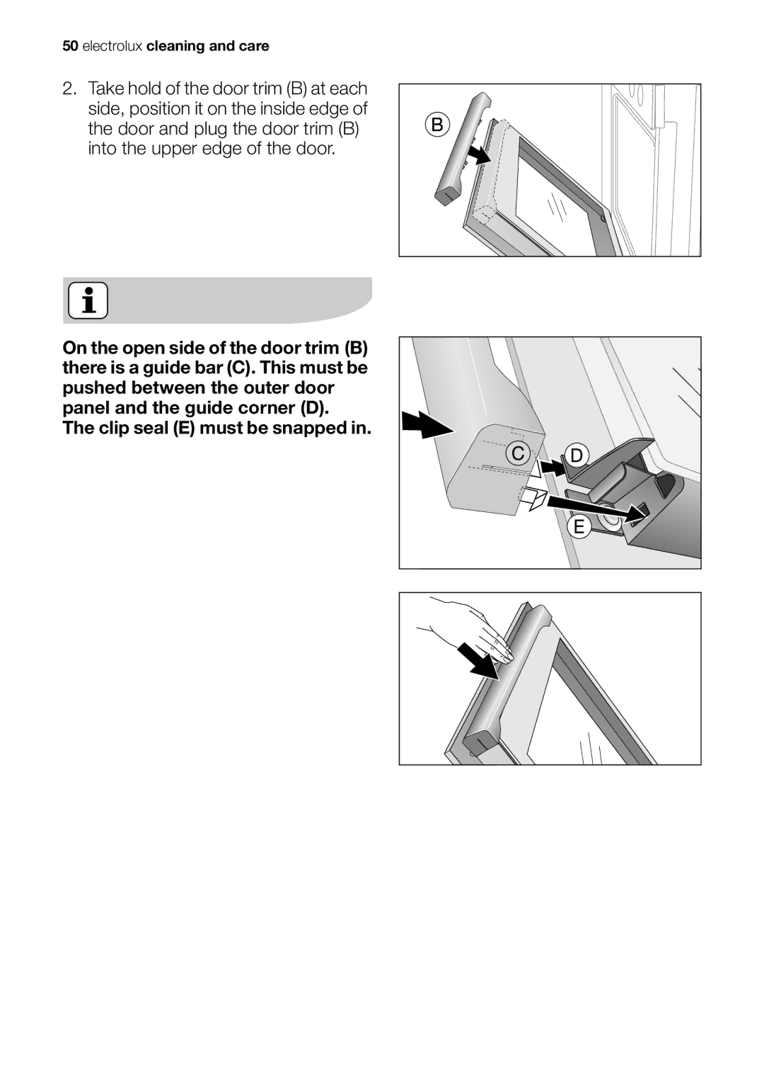 Electrolux EOC65101 user manual Electrolux cleaning and care 