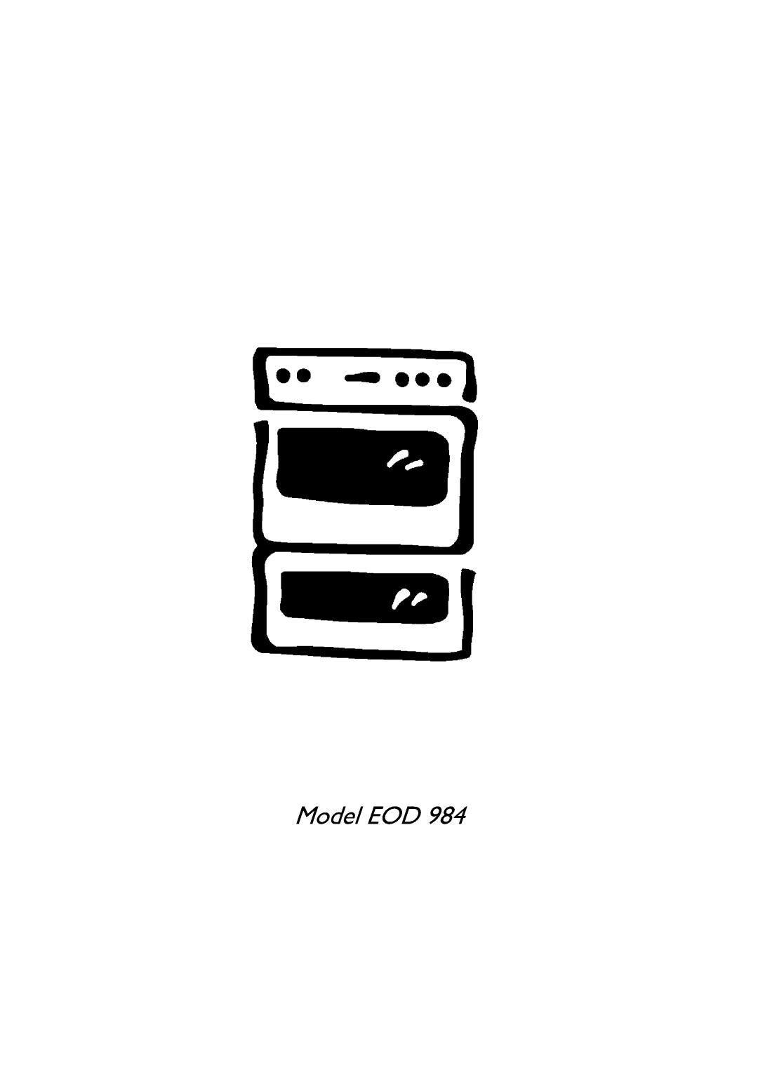 Electrolux EOD 984 manual ModelEOD984 