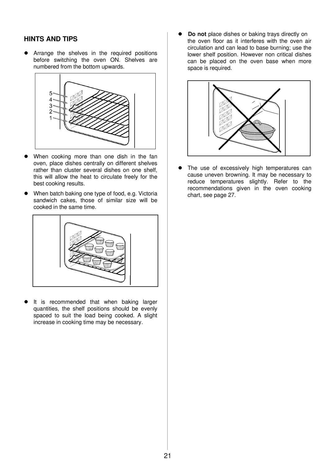 Electrolux EOD 984 manual LHINTS and Tips 