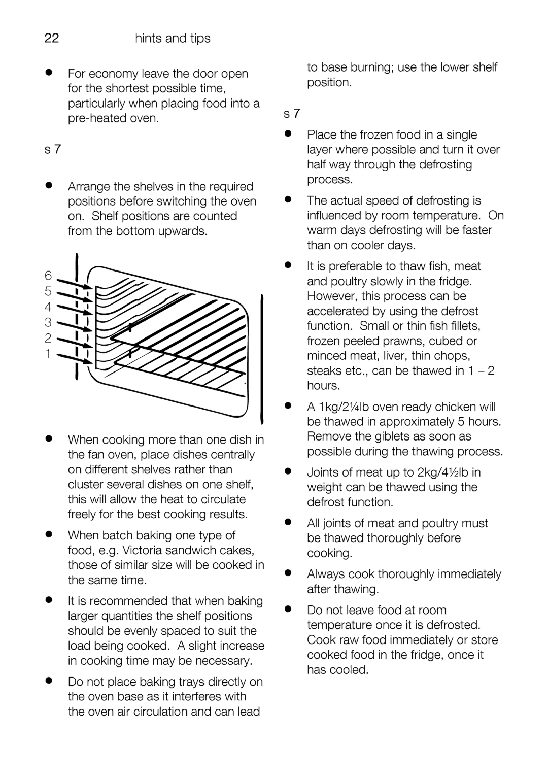 Electrolux EOD33002 user manual 22electroluxhintsandtips, Aftercookwing.foodroughlyimmediately 