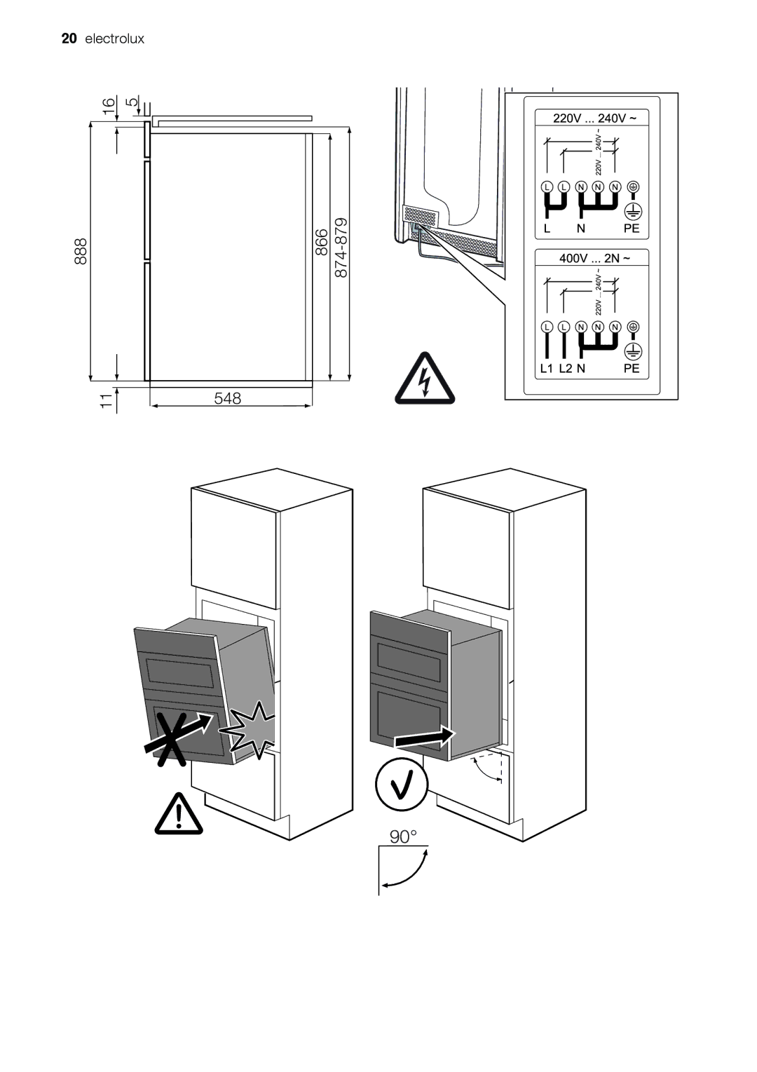 Electrolux EOD33003 user manual 888 548 866 874-879 