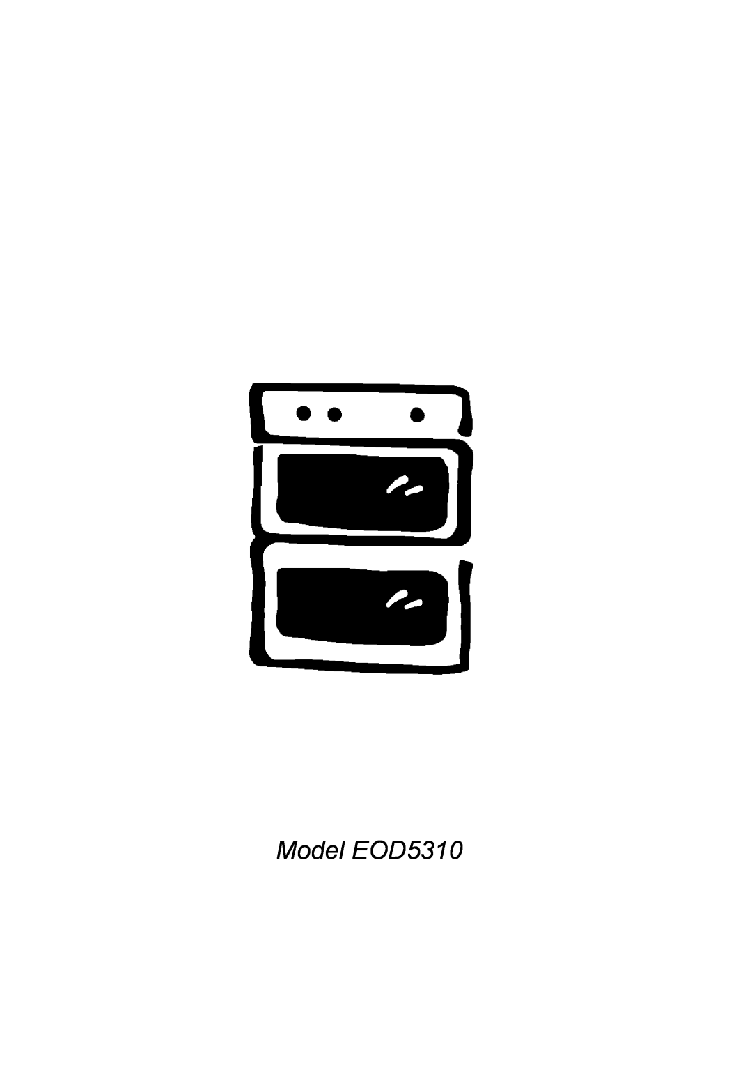 Electrolux manual Model EOD5310 