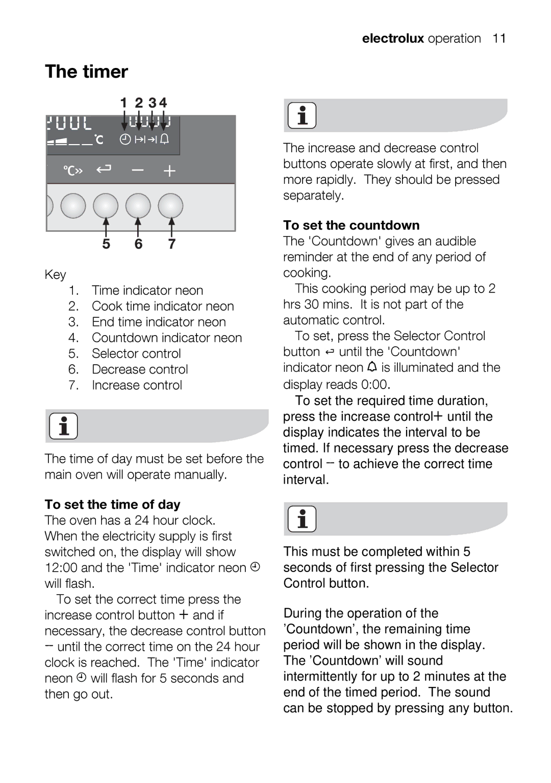 Electrolux EOD67642 user manual Willfl, Timepressthe, Untilthe 