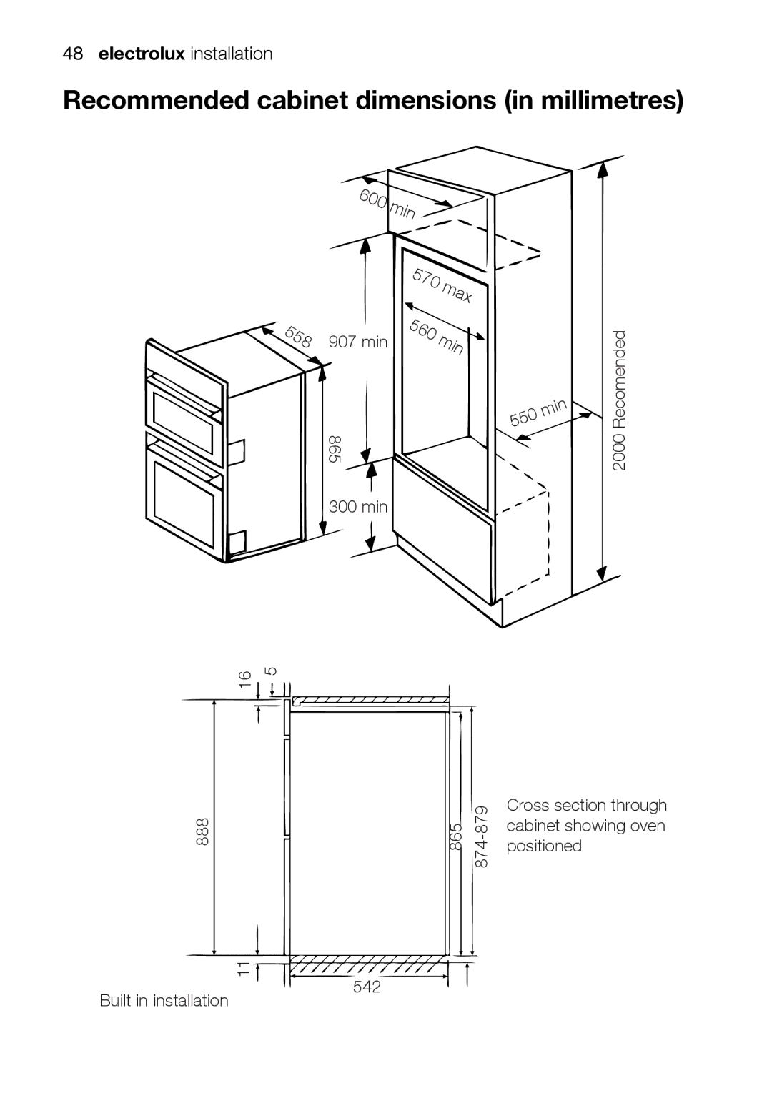 Electrolux EOD67642 user manual 558 