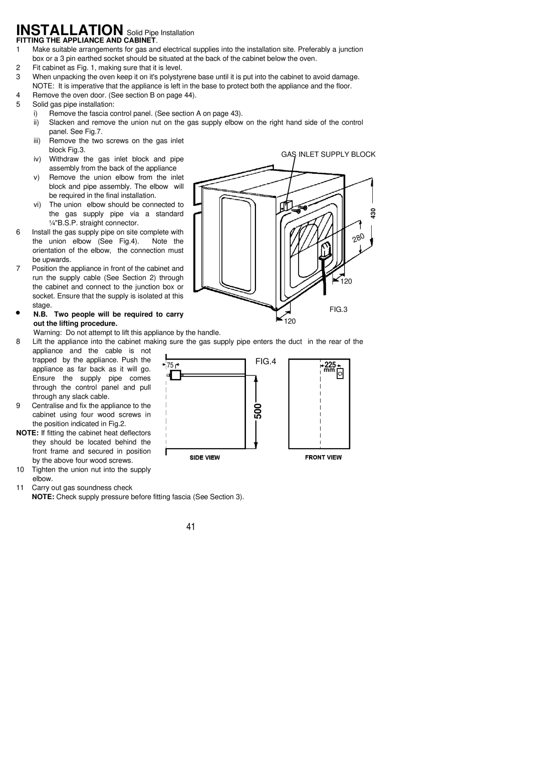 Electrolux EOG 620 manual 500 