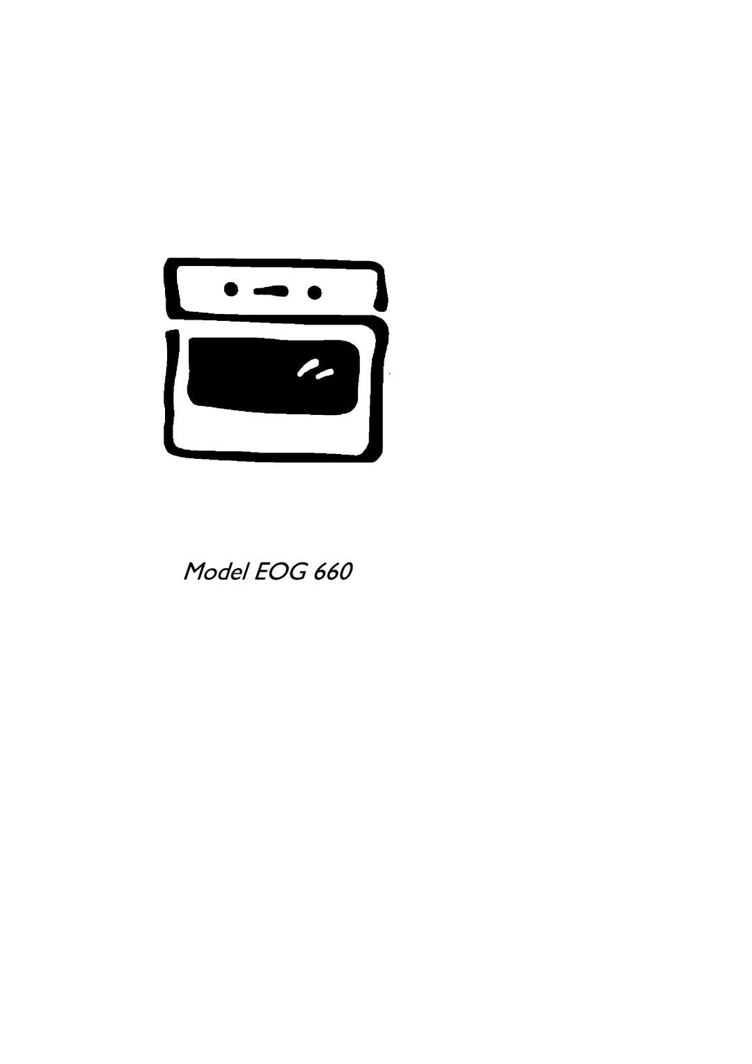 Electrolux EOG 660 manual ModelEOG660 