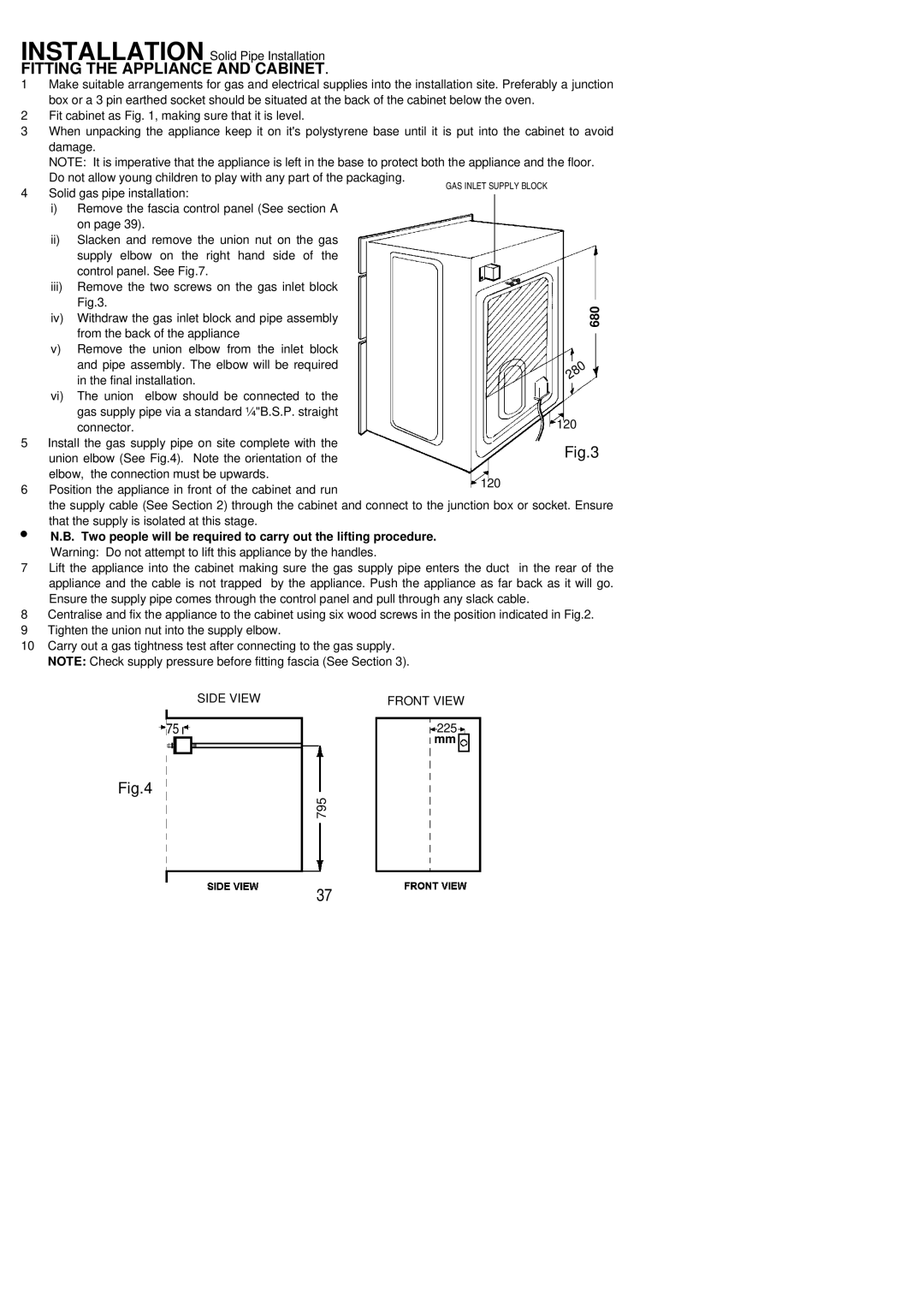 Electrolux EOG9330 manual 680 