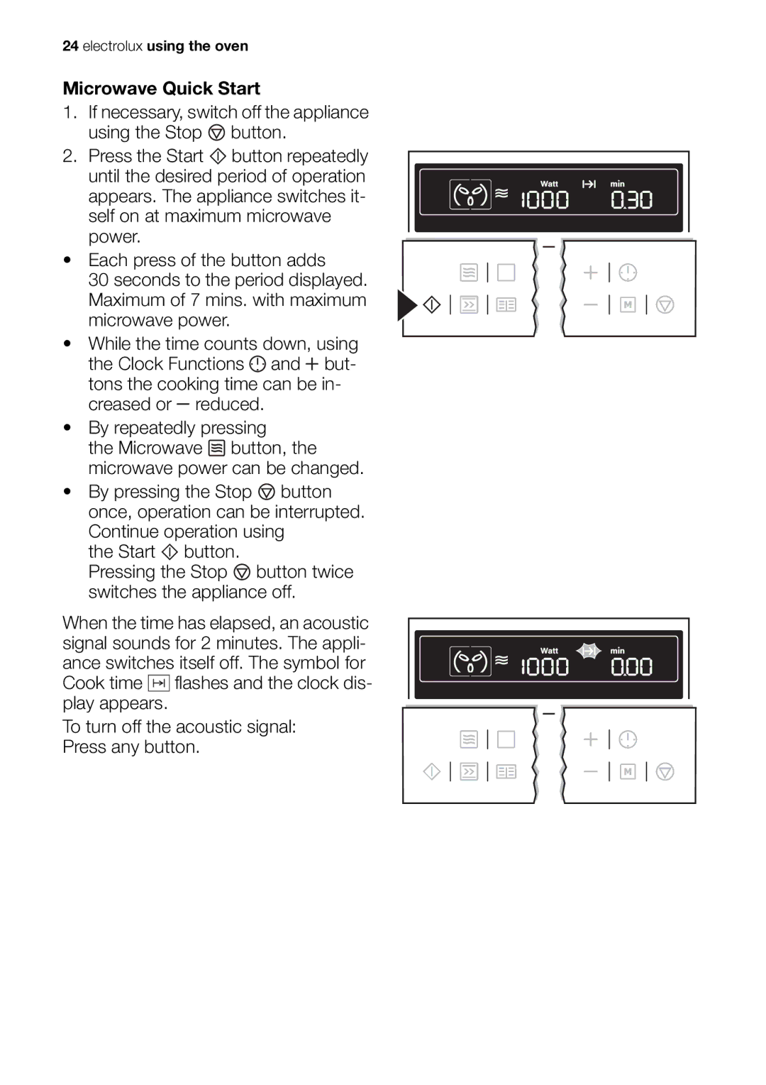 Electrolux EOK86030 user manual Electrolux using the oven 