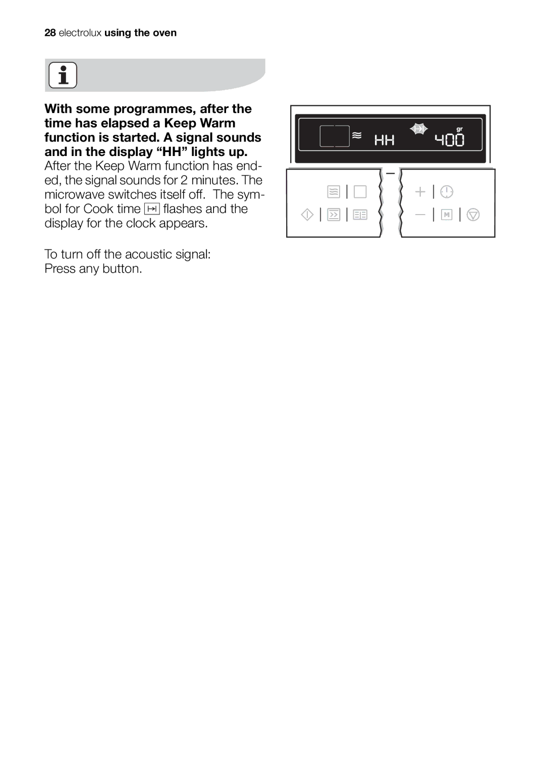 Electrolux EOK86030 user manual Electrolux using the oven 