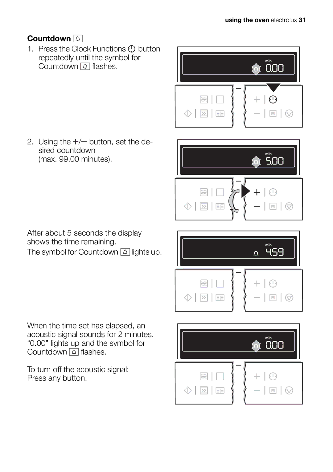 Electrolux EOK86030 user manual Using the oven electrolux 