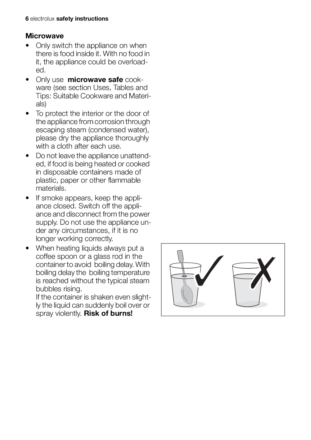 Electrolux EOK86030 user manual Electrolux safety instructions 