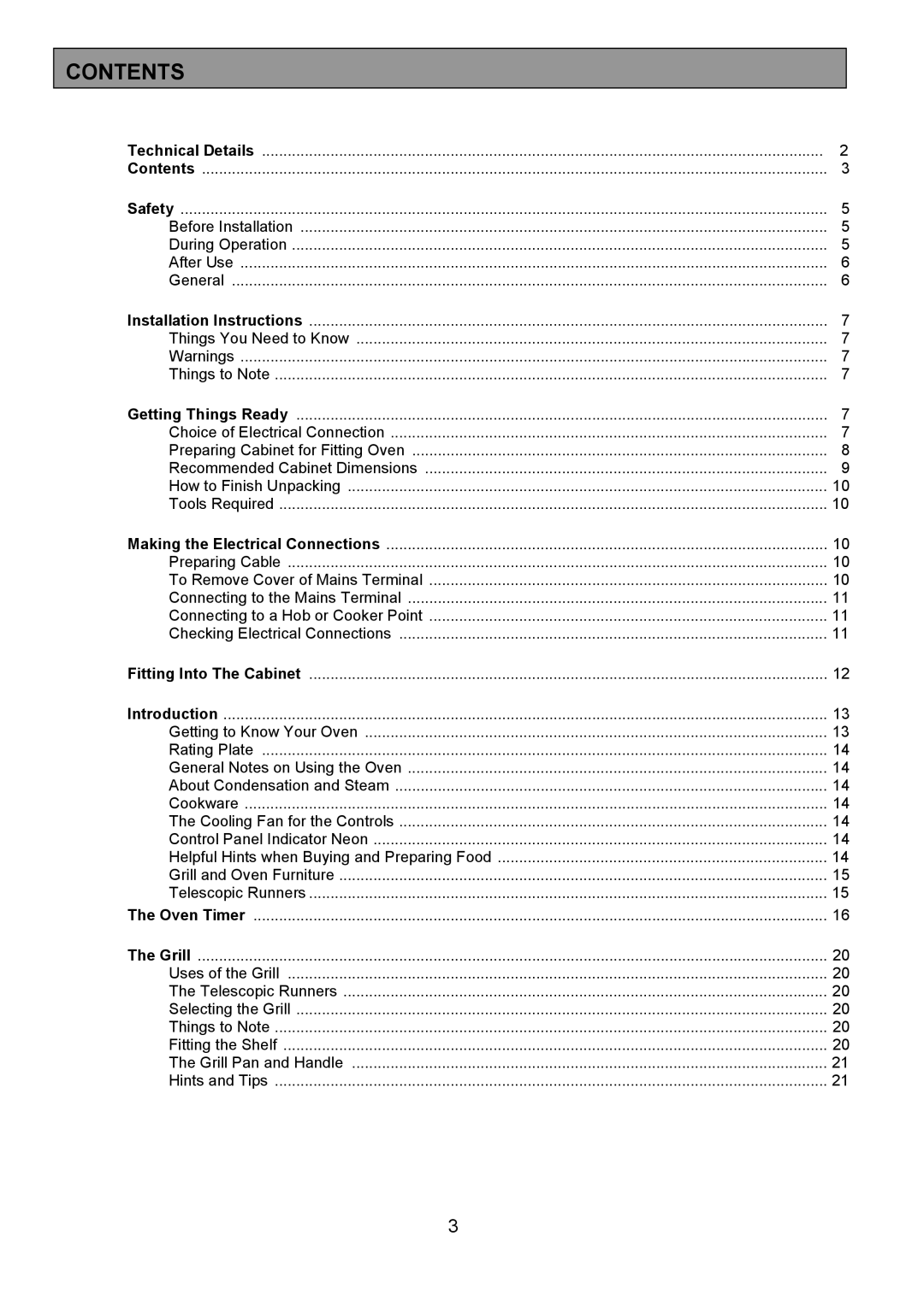 Electrolux 5330R, EOS 5330L manual Contents 