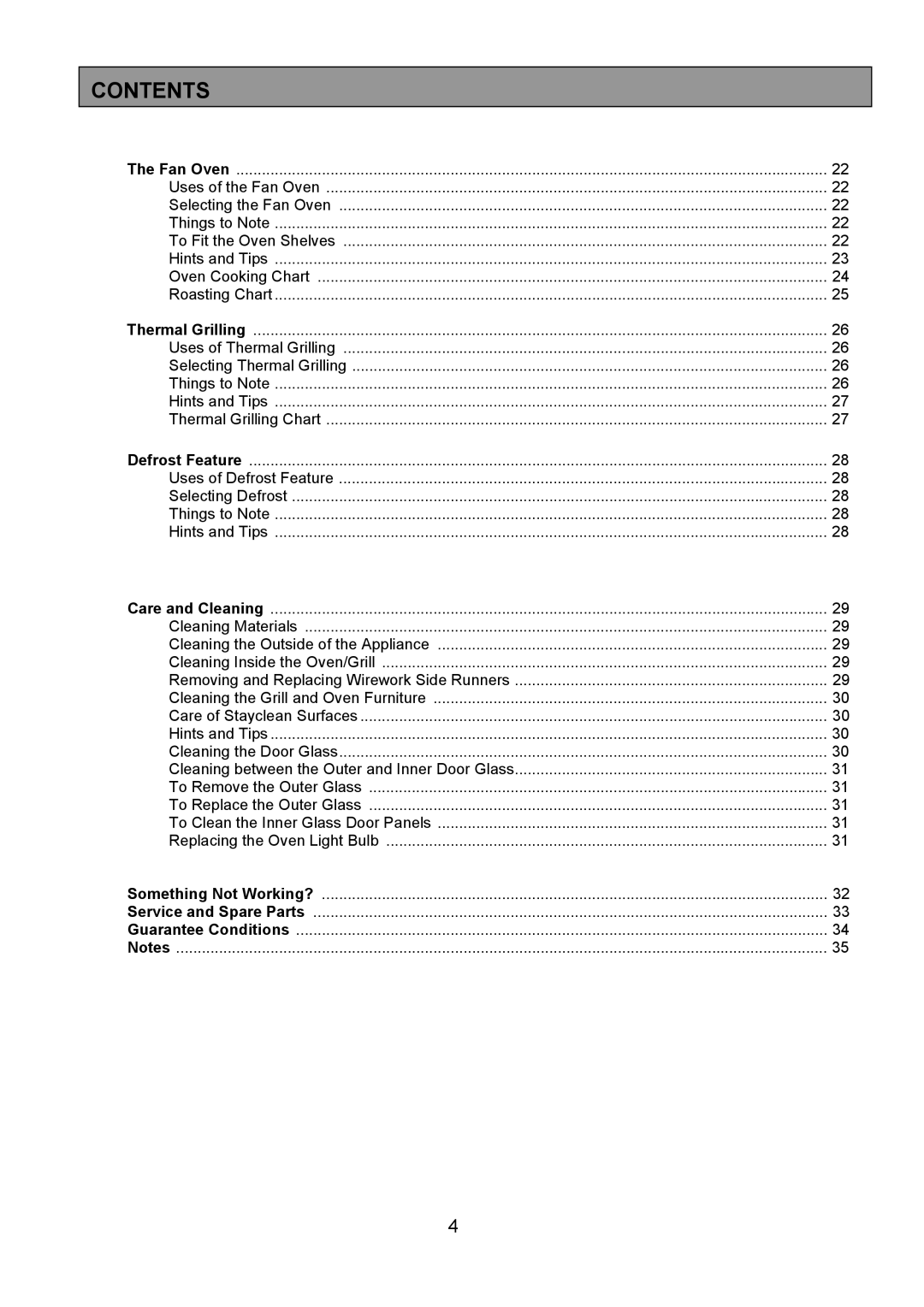 Electrolux EOS 5330L, 5330R manual Uses of the Fan Oven Selecting the Fan Oven 