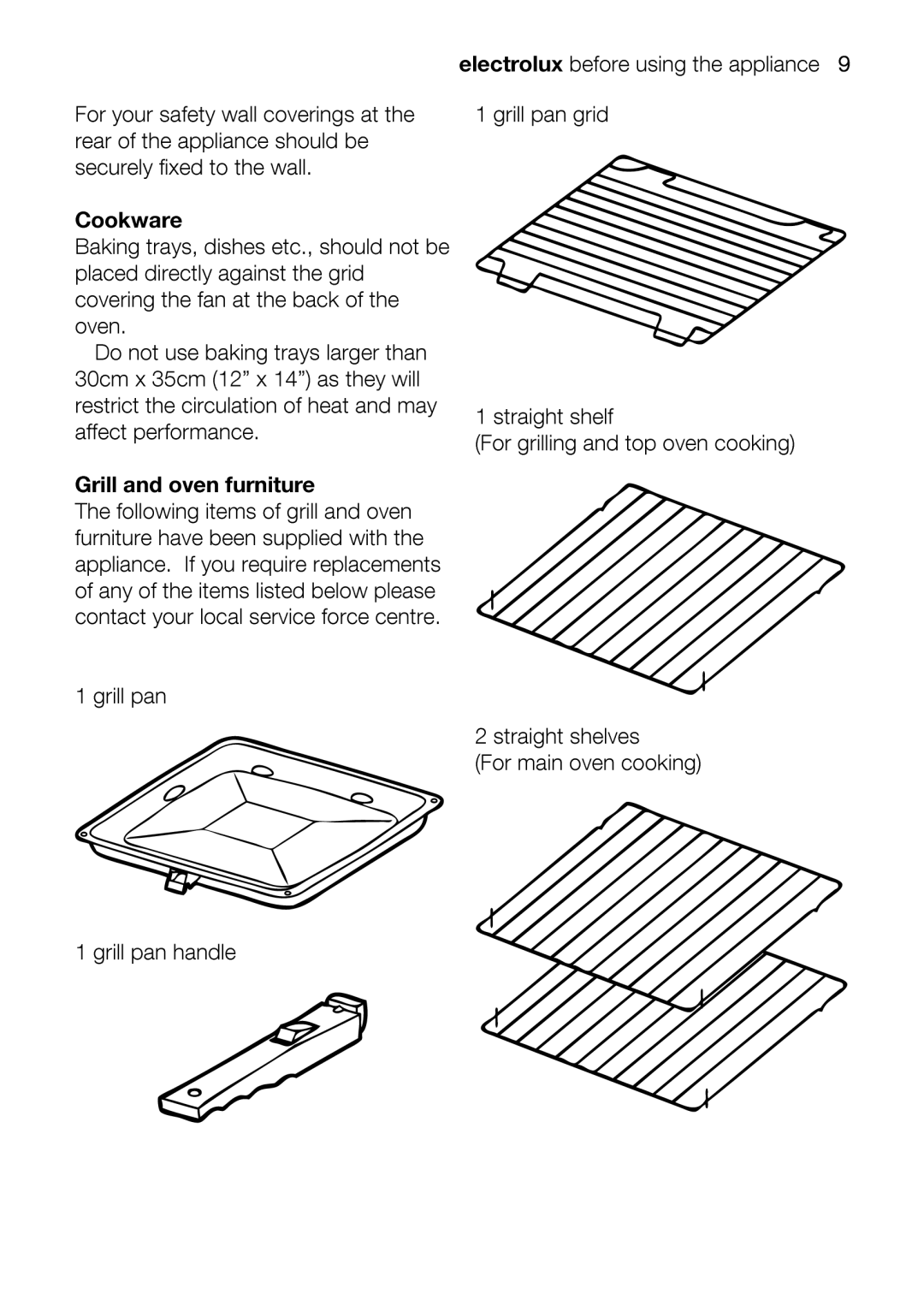 Electrolux EOU43002 user manual 2Forstraightmainovshlvesencooking 