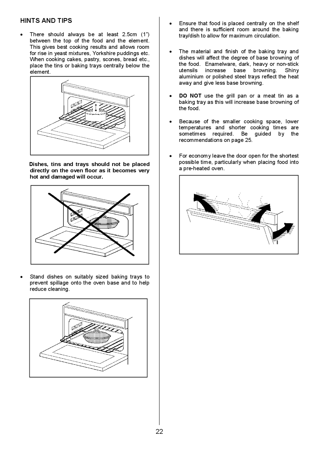 Electrolux EPDOMC manual Hints and Tips 