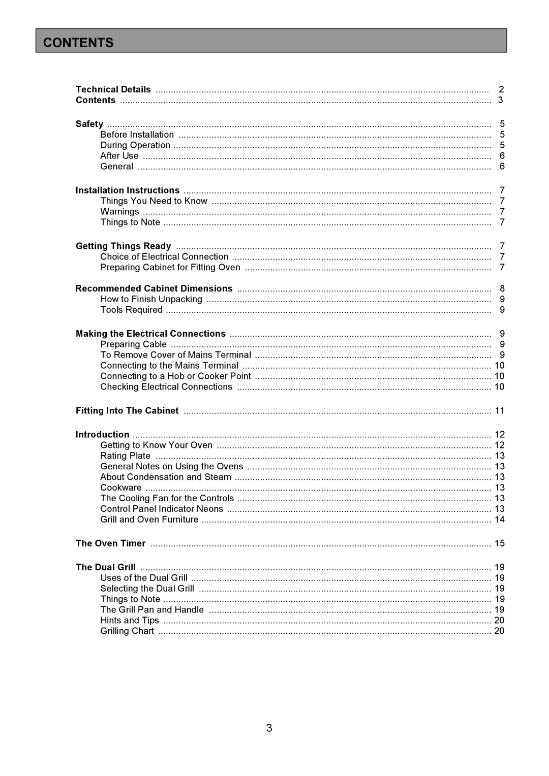 Electrolux EPDOMC manual Contents 