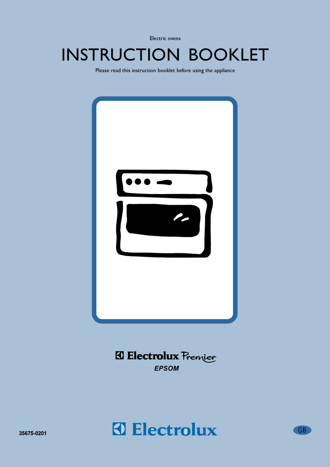 Electrolux EPSOM manual Instruction Booklet 