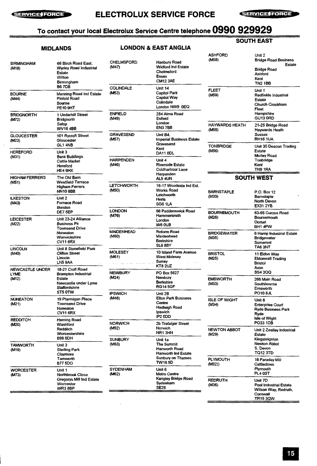 Electrolux ER 1148T manual 