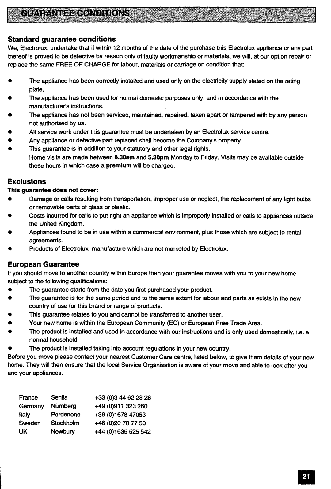 Electrolux ER 1148T manual 